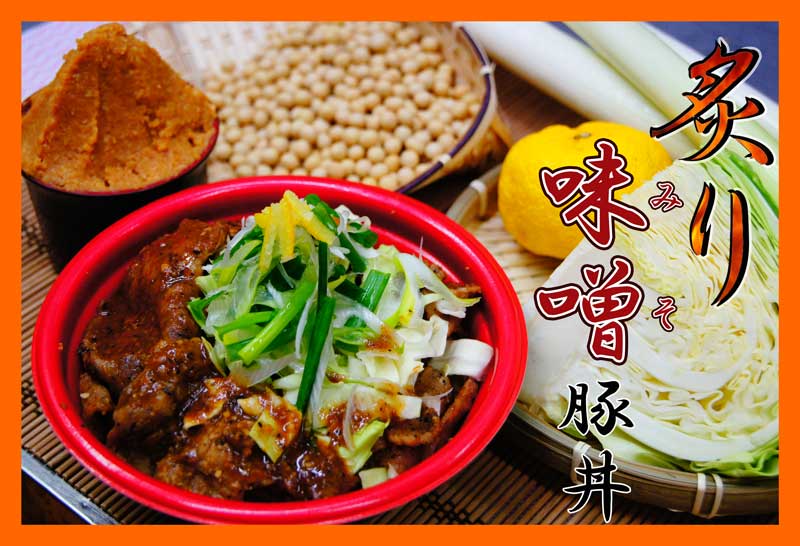 炙り味噌豚丼